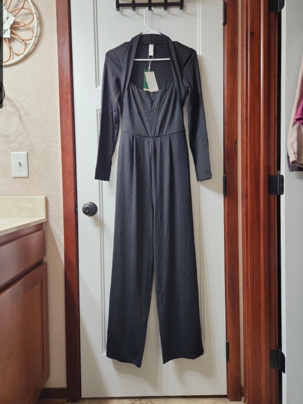 NWT HALARA Black Jumpsuit - L
